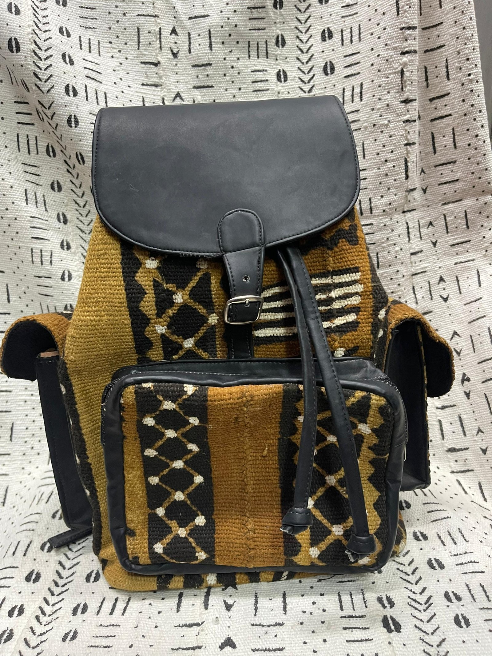 Sac à dos artisanal en Bogolan